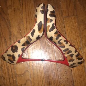 Christian Louboutin Leopard hair Print Pumps sz 10
